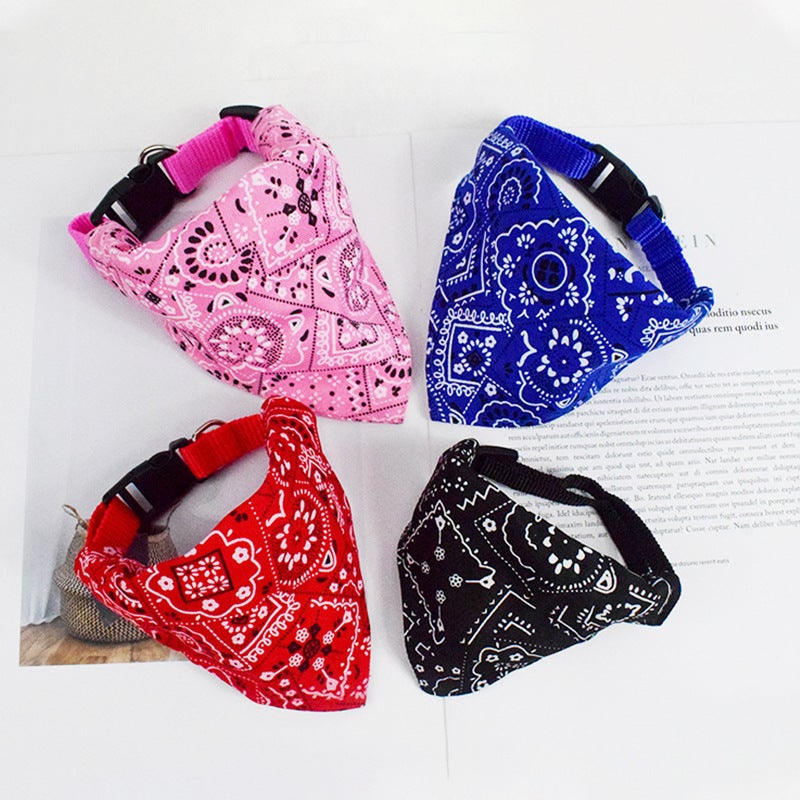 Pet Saliva Towel Best-Selling Dog Saliva Towel Wet Hair Cat Triangle Towel - Image 2